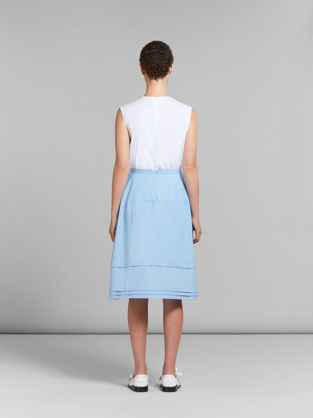 Marni Sample Sale Marni Blue Fibres Midi Skirt - | Designer outlet