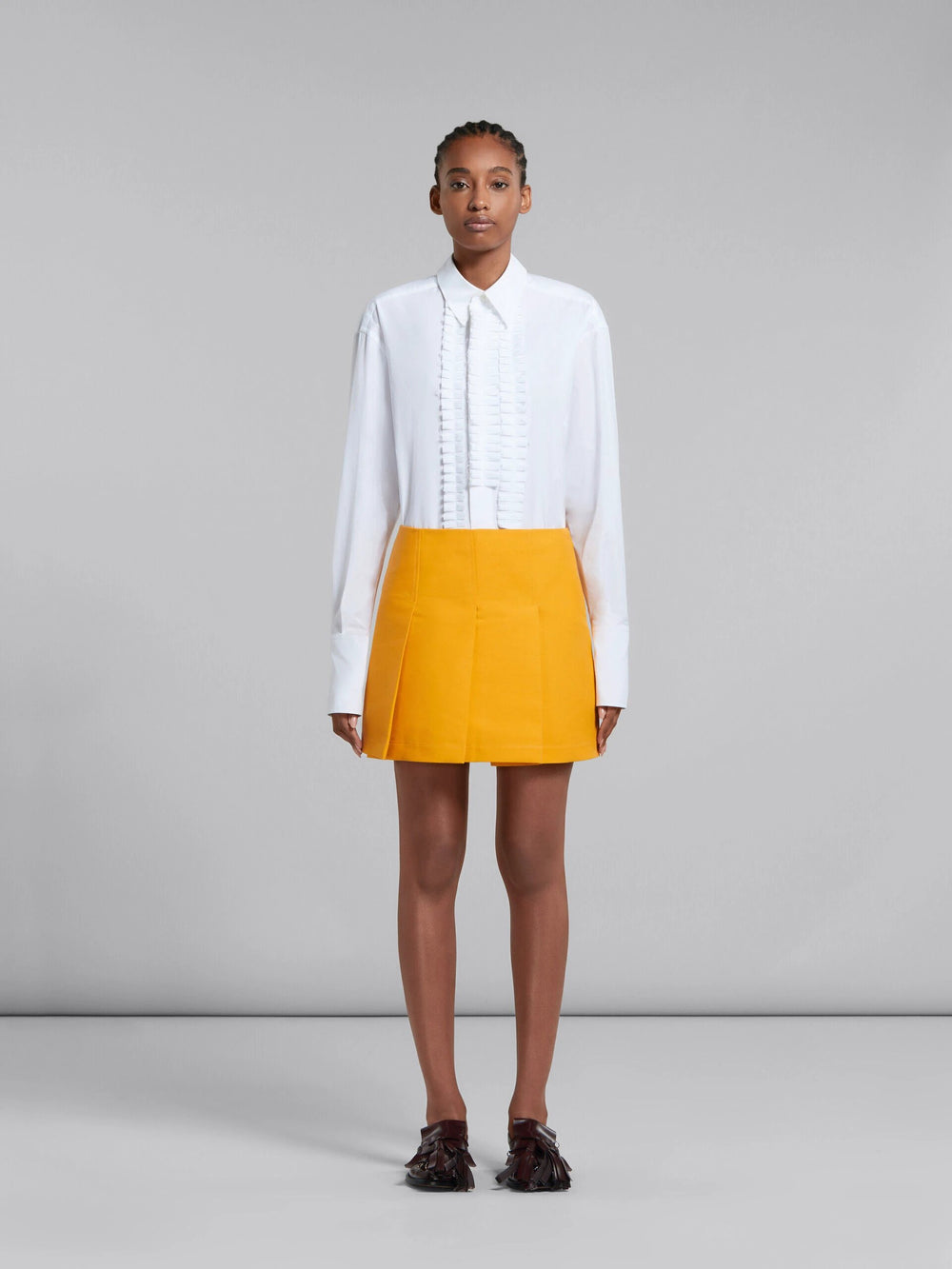 Marni Sample Sale Marni Orange Fibres Mini Skirt - | Designer outlet