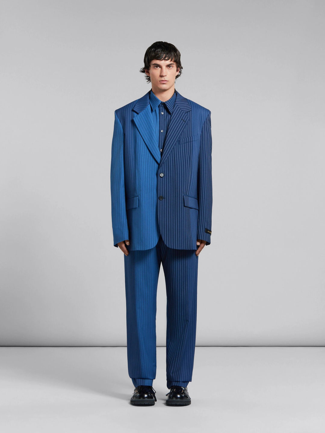 Marni Sample Sale Marni Blue Fibres Jackets And Coat - | Designer outlet