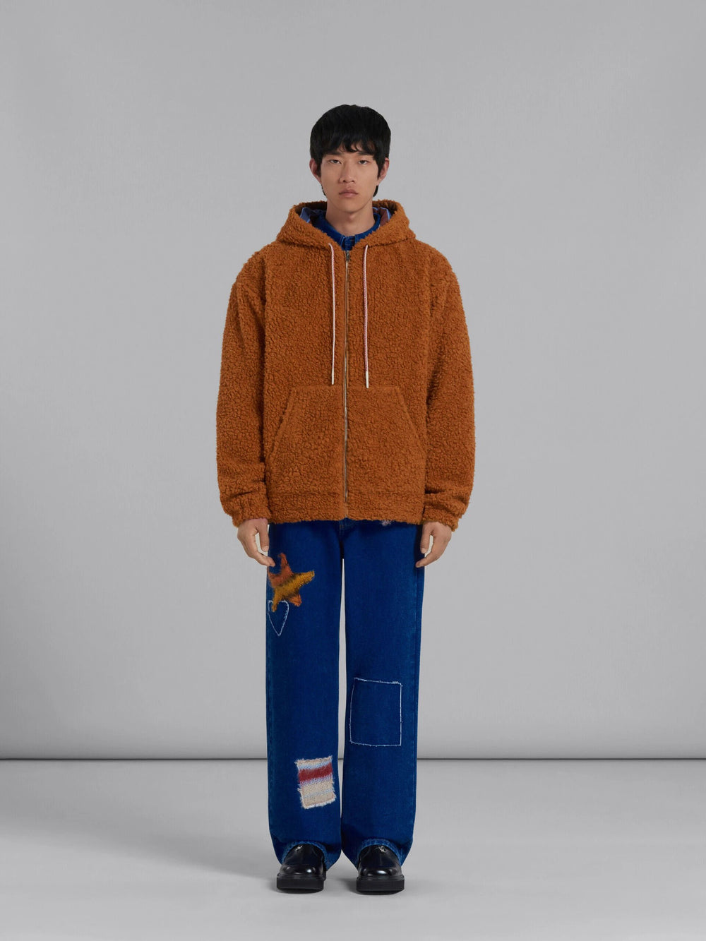 Marni Sample Sale Marni Brown Fibres Jackets And Coat - | Designer outlet