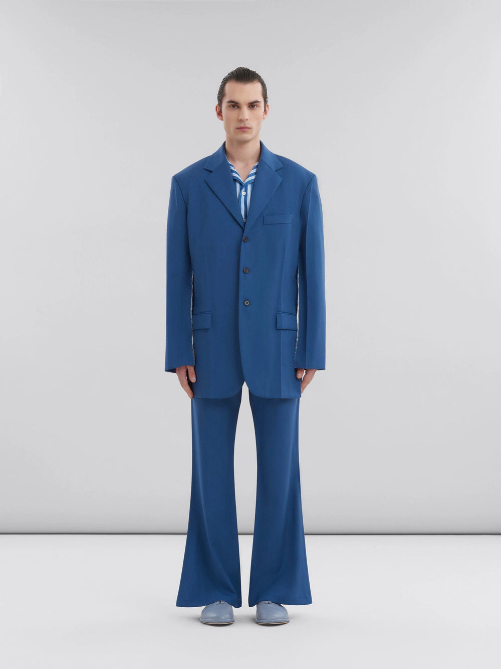 Marni Sample Sale Marni Gray Fibres Blazer - | Designer outlet