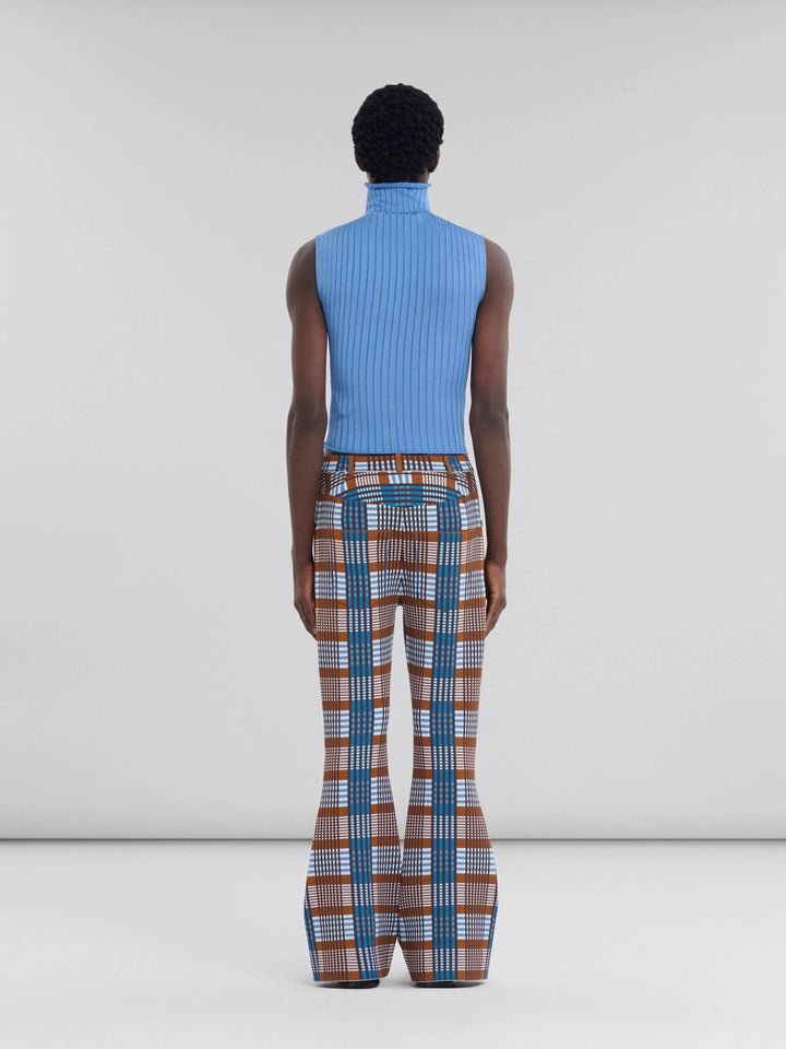 Marni Sample Sale Marni Brown Fibres Flared Pants - | Designer outlet