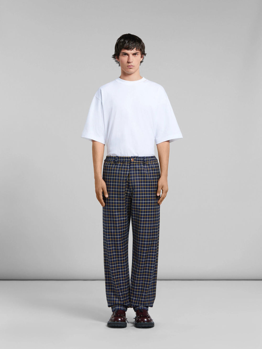 Marni Sample Sale Marni Blue Fibres Casual Pants - | Designer outlet