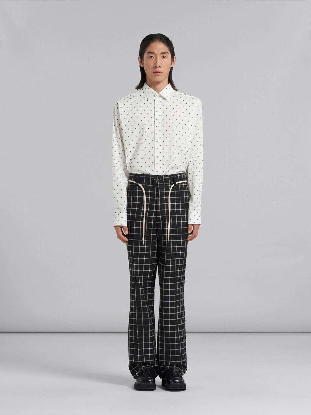 Marni Sample Sale Marni Black Fibres Casual Pants - | Designer outlet