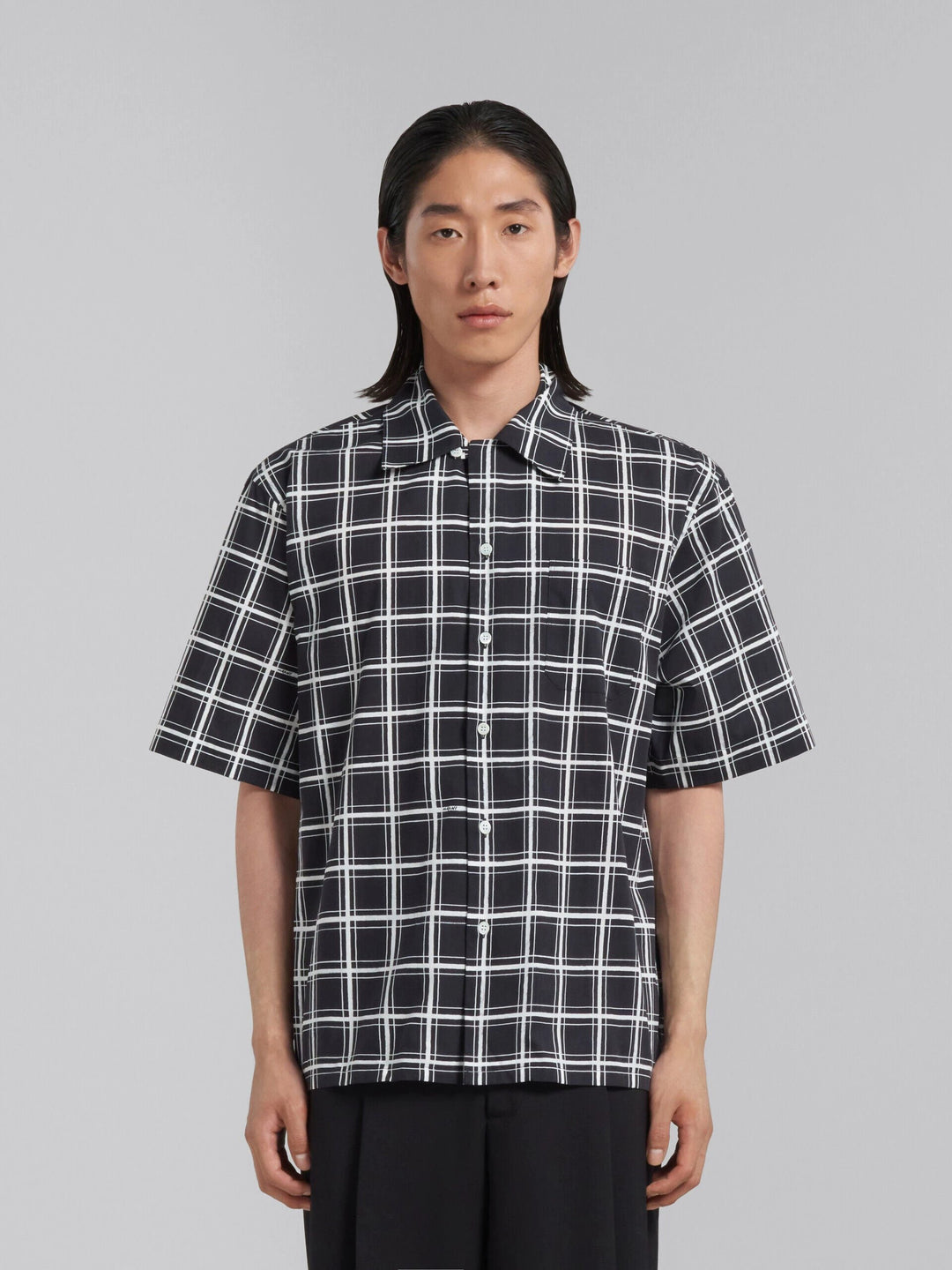 Marni Sample Sale Marni Black Fibres Pattern Shirt - | Designer outlet