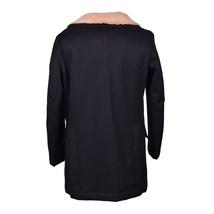 Brunello Cucinelli Blue Cashmere Coat