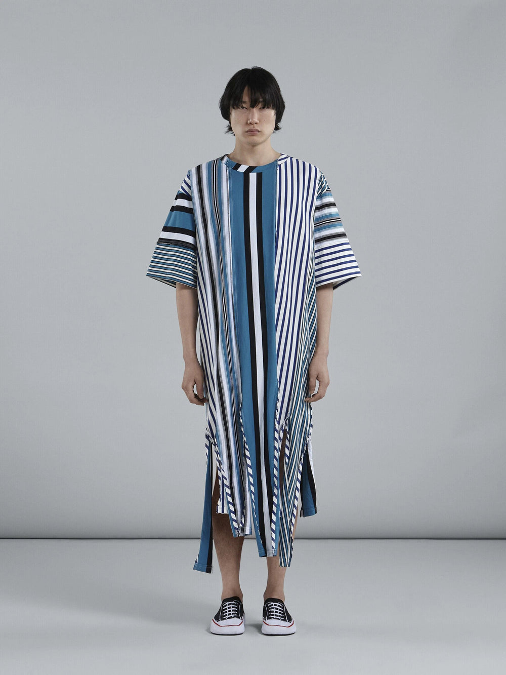 Marni Sample Sale Marni Blue Fibres T-Shirt - | Designer outlet