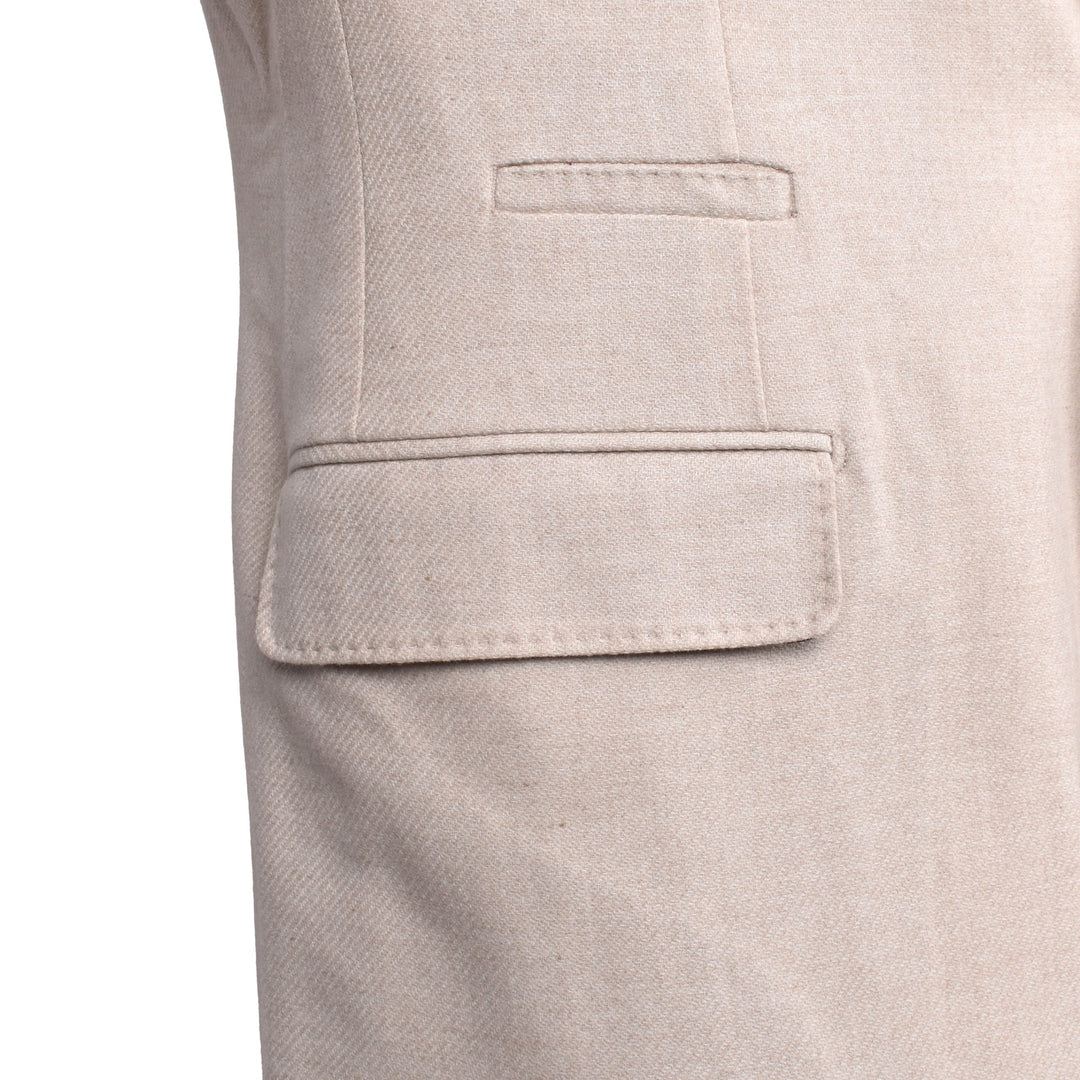 Brunello Cucinelli Beige Wool Blazer