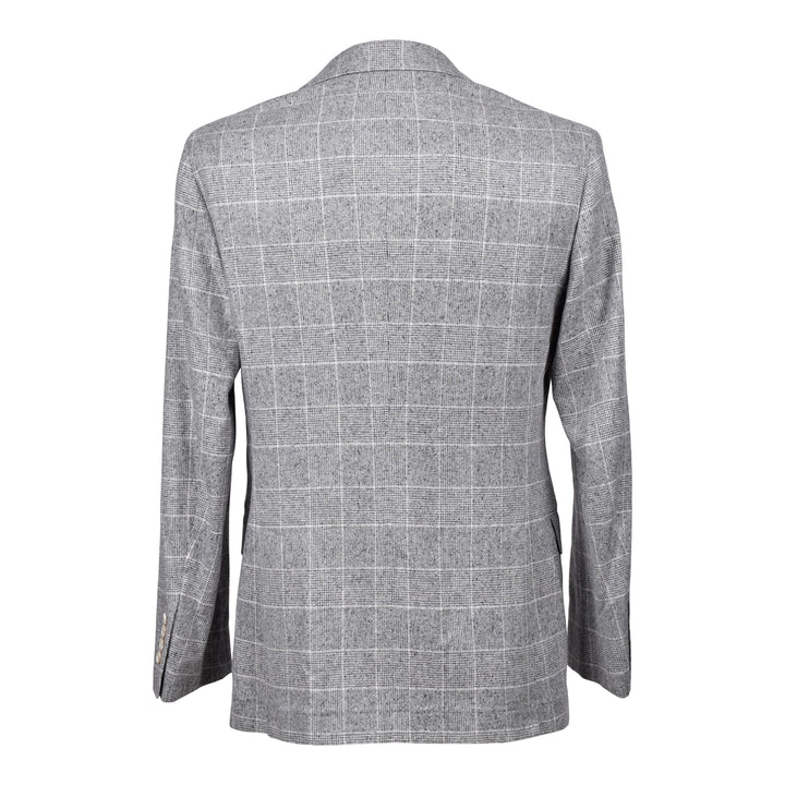 Brunello Cucinelli Gray Silk Blazer