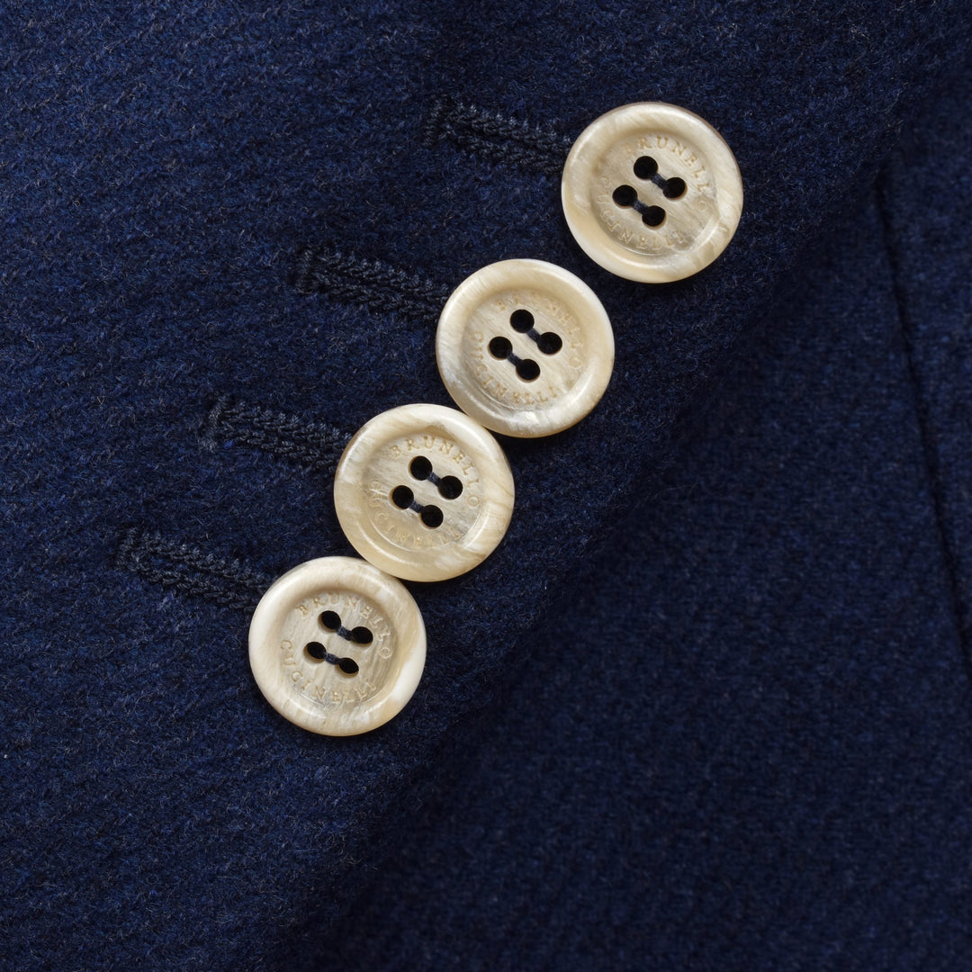 Brunello Cucinelli Blue Wool Blazer