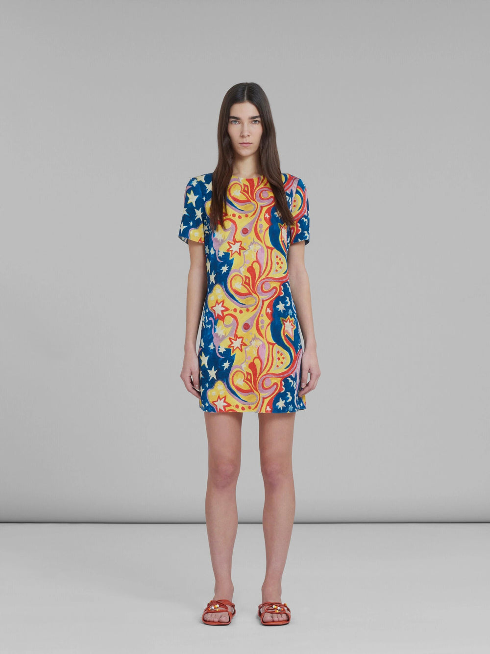 Marni Sample Sale Marni Blue Fibres Casual Dress - | Designer outlet