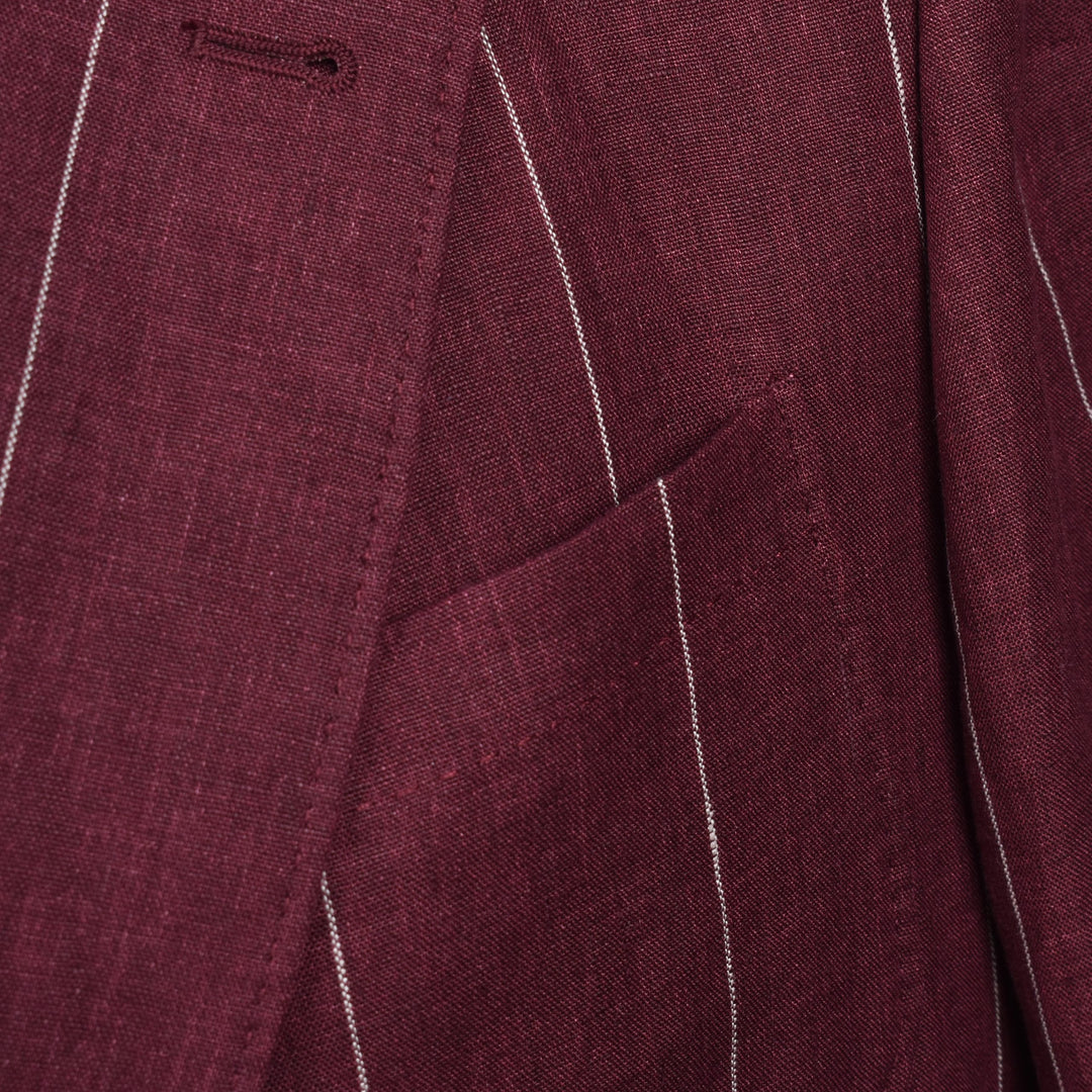 Brunello Cucinelli Multicolor Linen Blazer