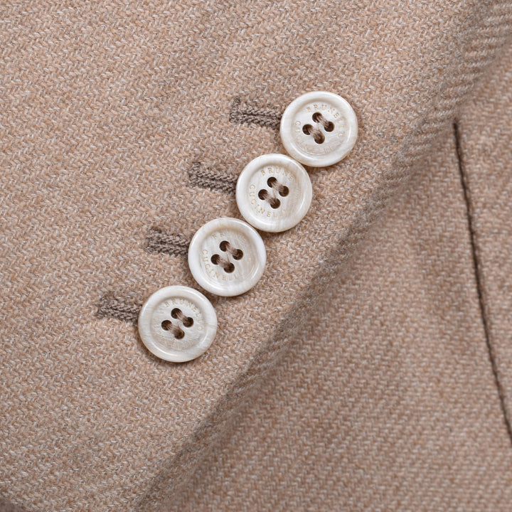 Brunello Cucinelli Beige Wool Blazer