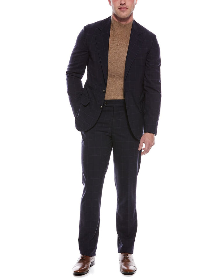 Brunello Cucinelli Blue Wool Blazer