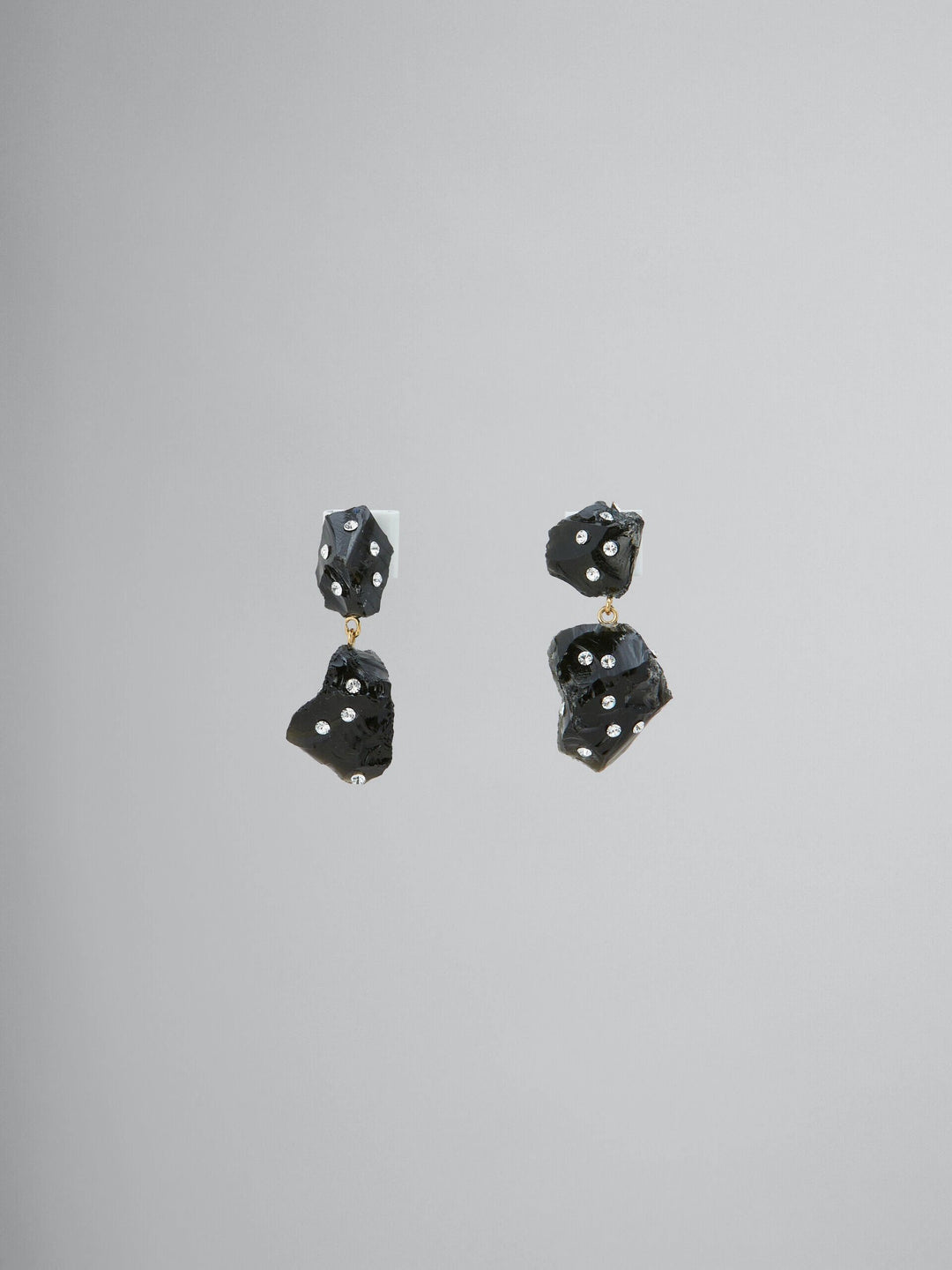 Marni Sample Sale Marni Black Fibres Earrings - | Designer outlet