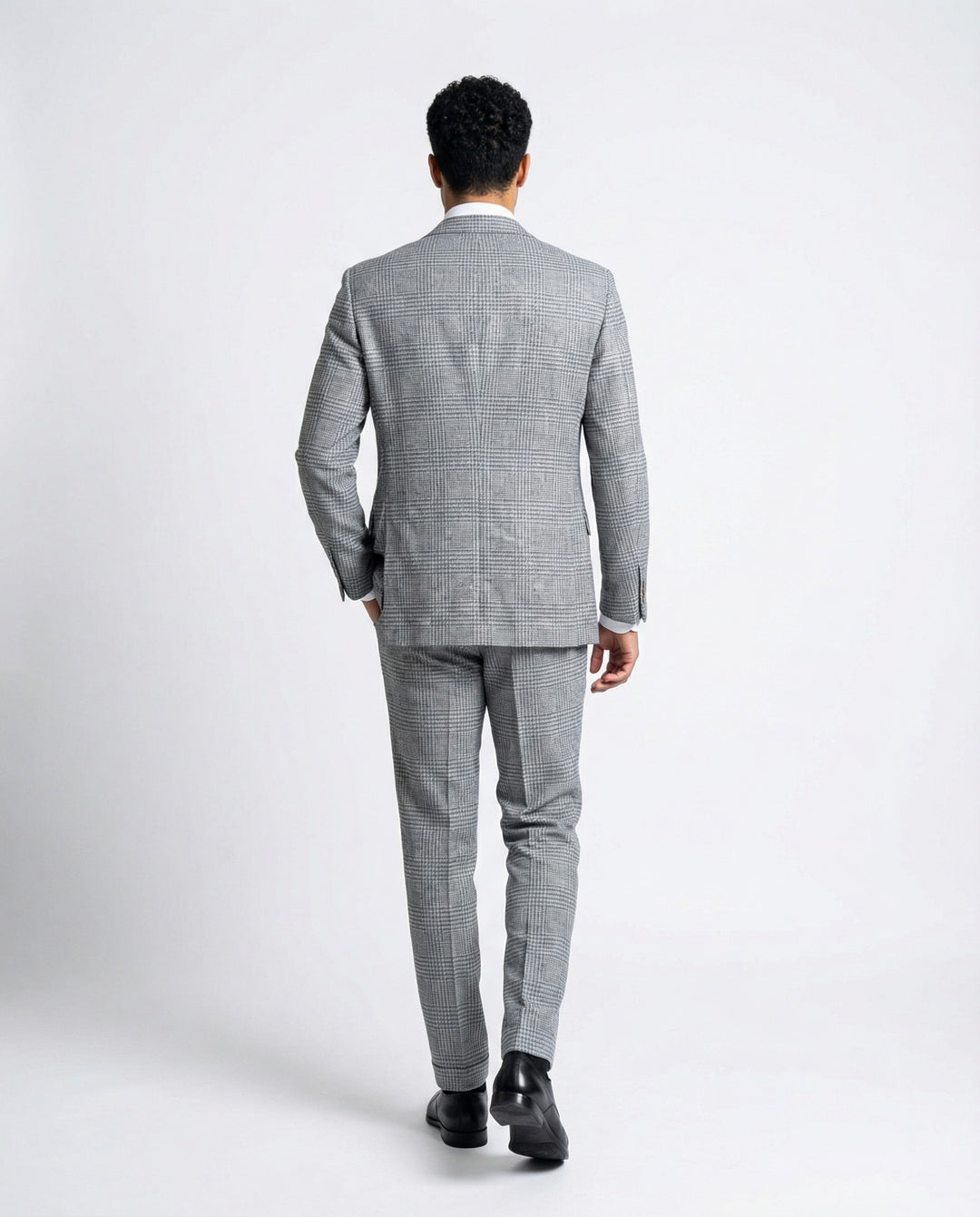 Brunello Cucinelli Light Blue Wool Two-Piece Suit