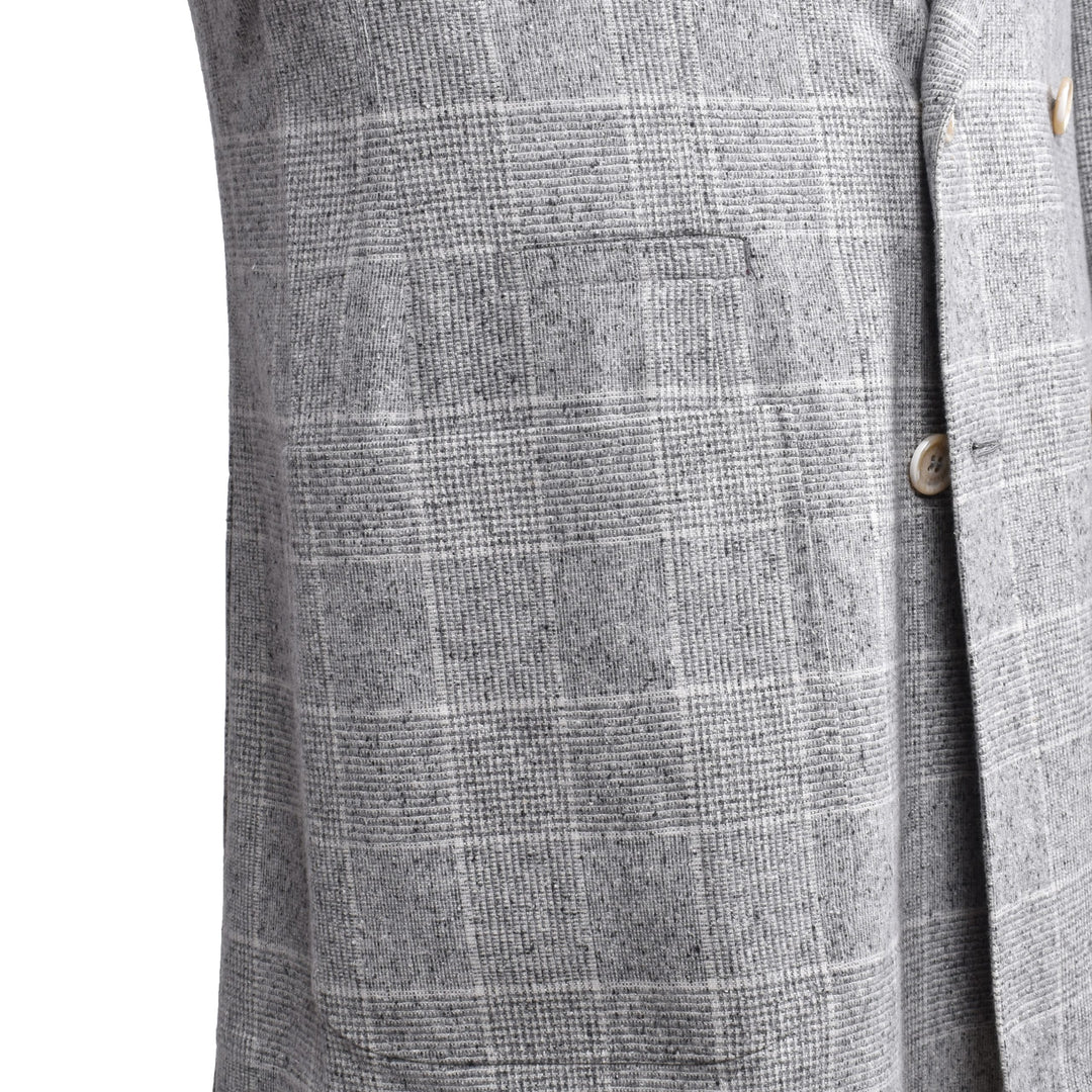 Brunello Cucinelli Gray Silk Blazer
