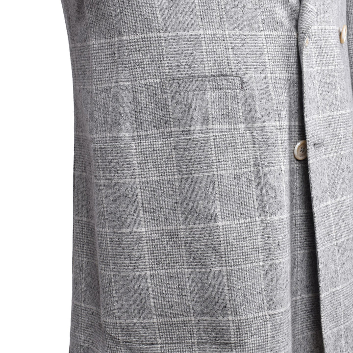 Brunello Cucinelli Gray Silk Blazer