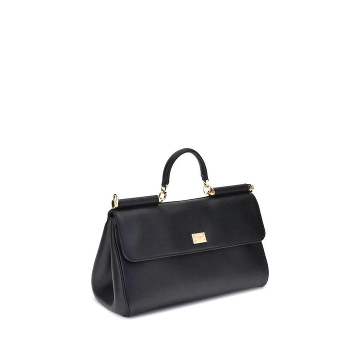Dolce &amp; Gabbana Sample Sale Dolce &amp; Gabbana Black Calf Leather Bos Taurus Shoulder Bag - | Designer outlet