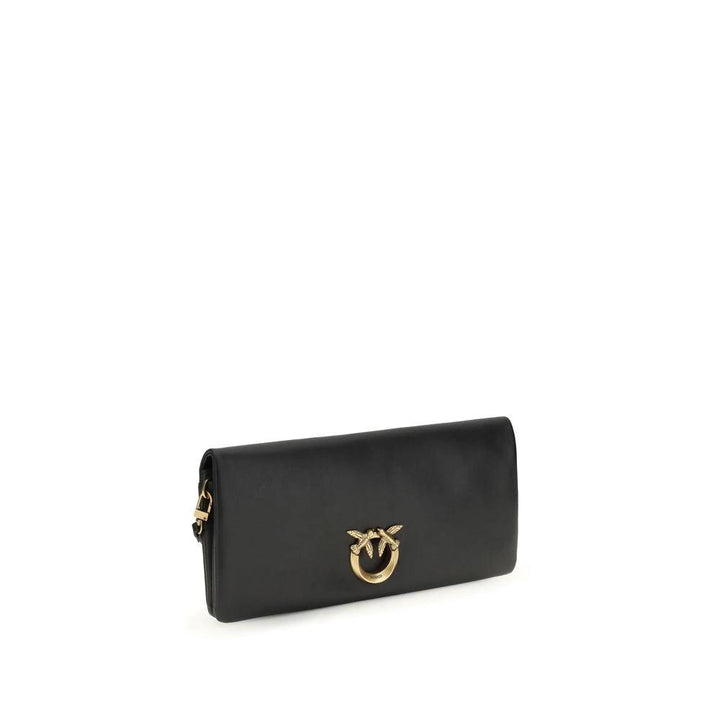 PINKO Sample Sale PINKO Black Calf Leather Bos Taurus Clutch Bag - | Designer outlet