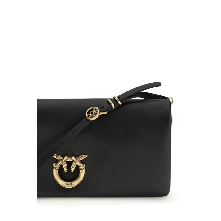 PINKO Sample Sale PINKO Black Calf Leather Bos Taurus Clutch Bag - | Designer outlet