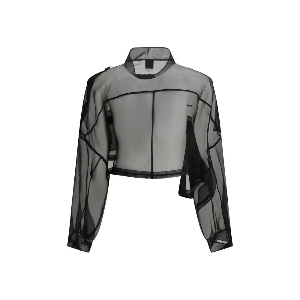 PINKO Sample Sale | PINKO Black Silk Full-Length Jacket - | Designer outlet