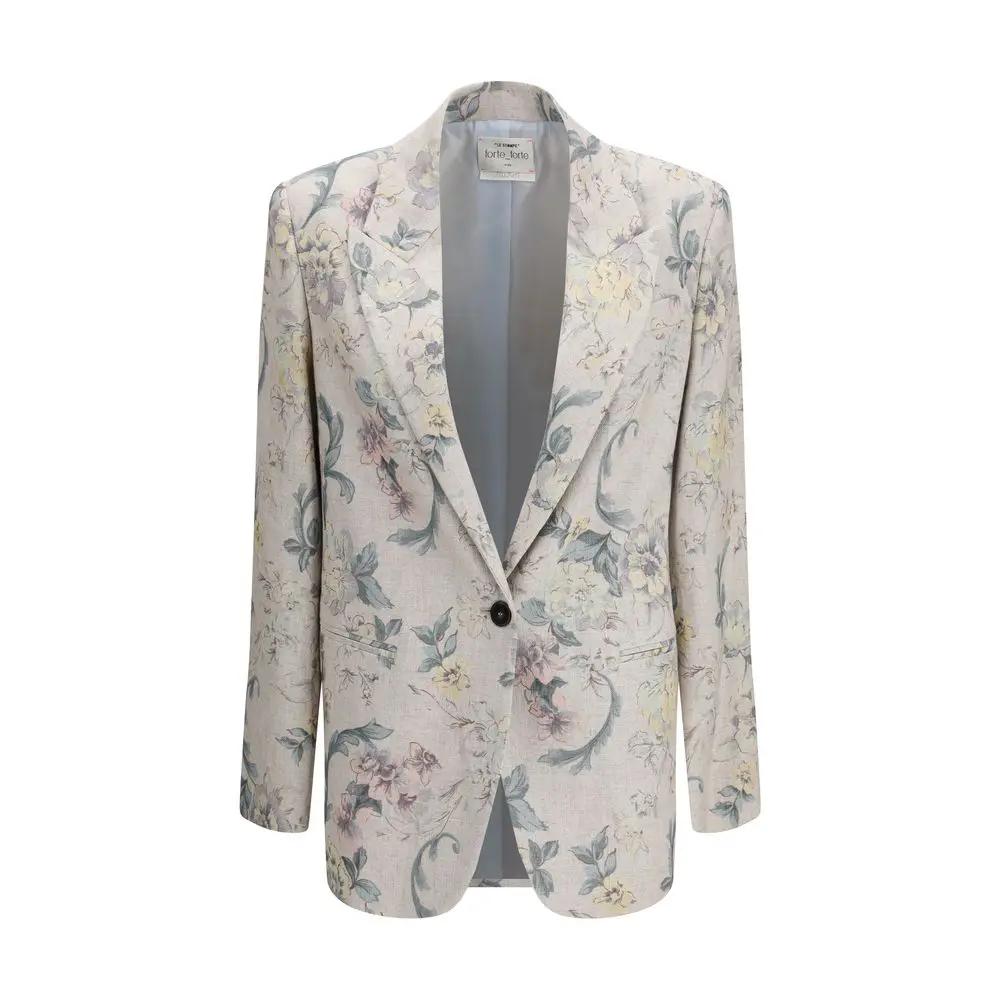 Forte_Forte Sample Sale | Forte_Forte Multicolor Viscose Full-Length Jacket - | Designer outlet
