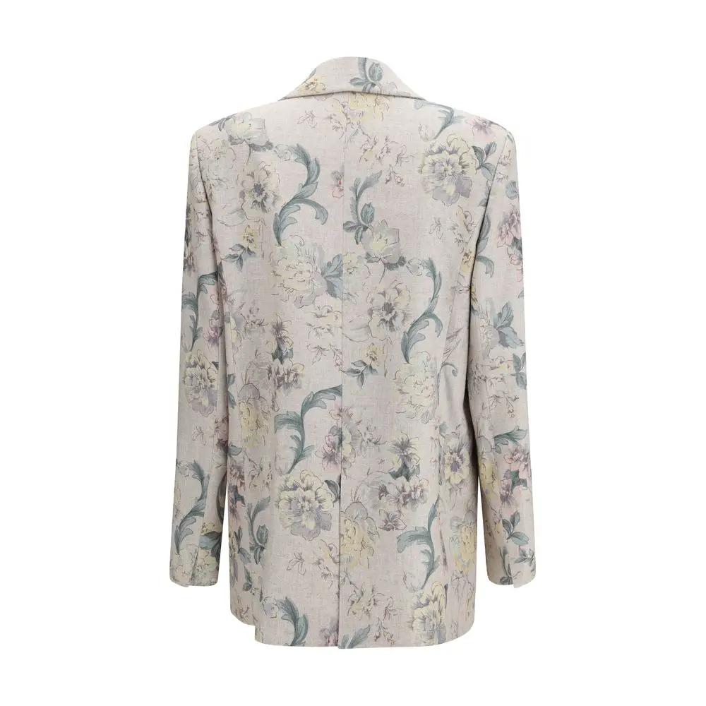 Forte_Forte Sample Sale | Forte_Forte Multicolor Viscose Full-Length Jacket - | Designer outlet