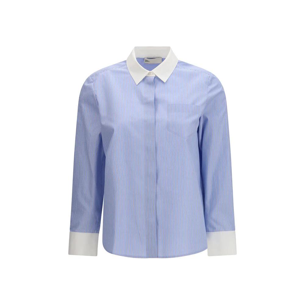 Tory Burch Sample Sale Tory Burch Blue Cotton Pattern Shirt - | Designer outlet