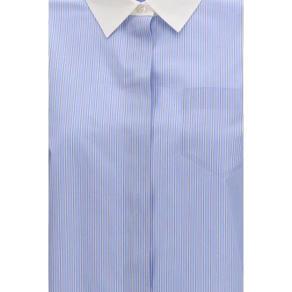 Tory Burch Sample Sale Tory Burch Blue Cotton Pattern Shirt - | Designer outlet
