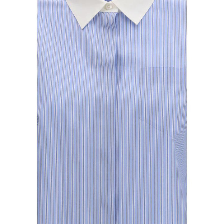 Tory Burch Sample Sale Tory Burch Blue Cotton Pattern Shirt - | Designer outlet