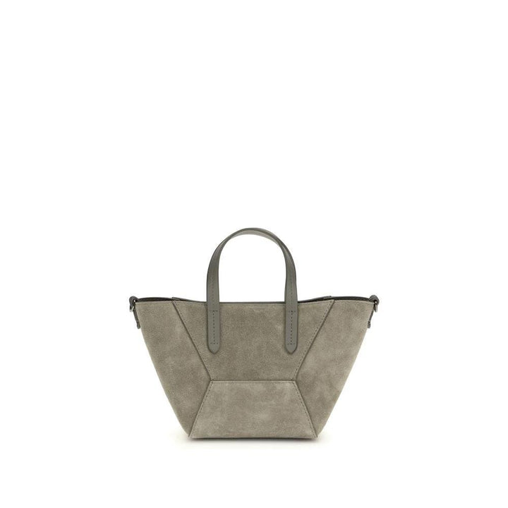 Brunello Cucinelli Sample Sale Brunello Cucinelli Brown Calf Leather Bos Taurus Shoulder Bag - | Designer outlet