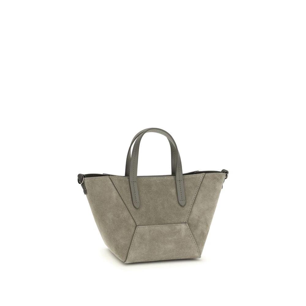 Brunello Cucinelli Sample Sale Brunello Cucinelli Brown Calf Leather Bos Taurus Shoulder Bag - | Designer outlet