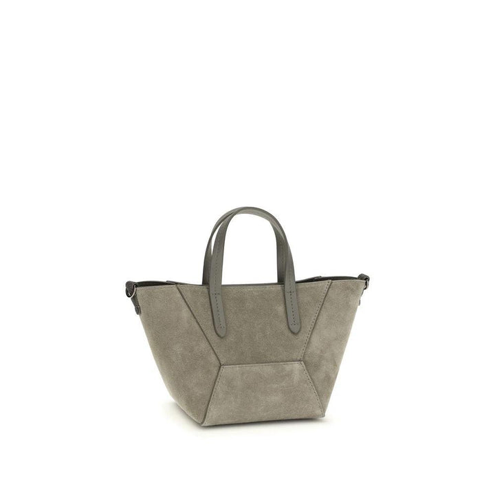Brunello Cucinelli Sample Sale Brunello Cucinelli Brown Calf Leather Bos Taurus Shoulder Bag - | Designer outlet