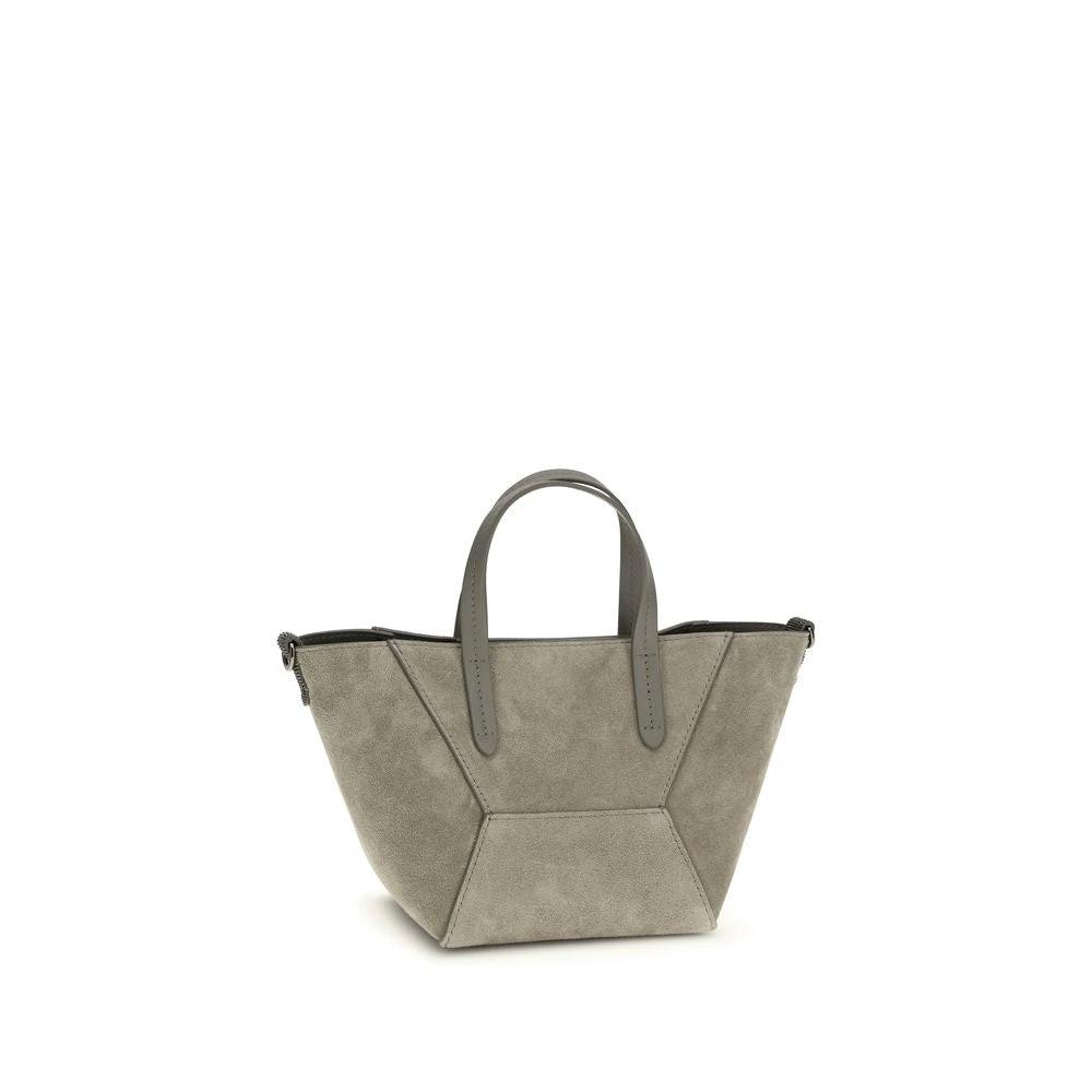 Brunello Cucinelli Sample Sale Brunello Cucinelli Brown Calf Leather Bos Taurus Shoulder Bag - | Designer outlet