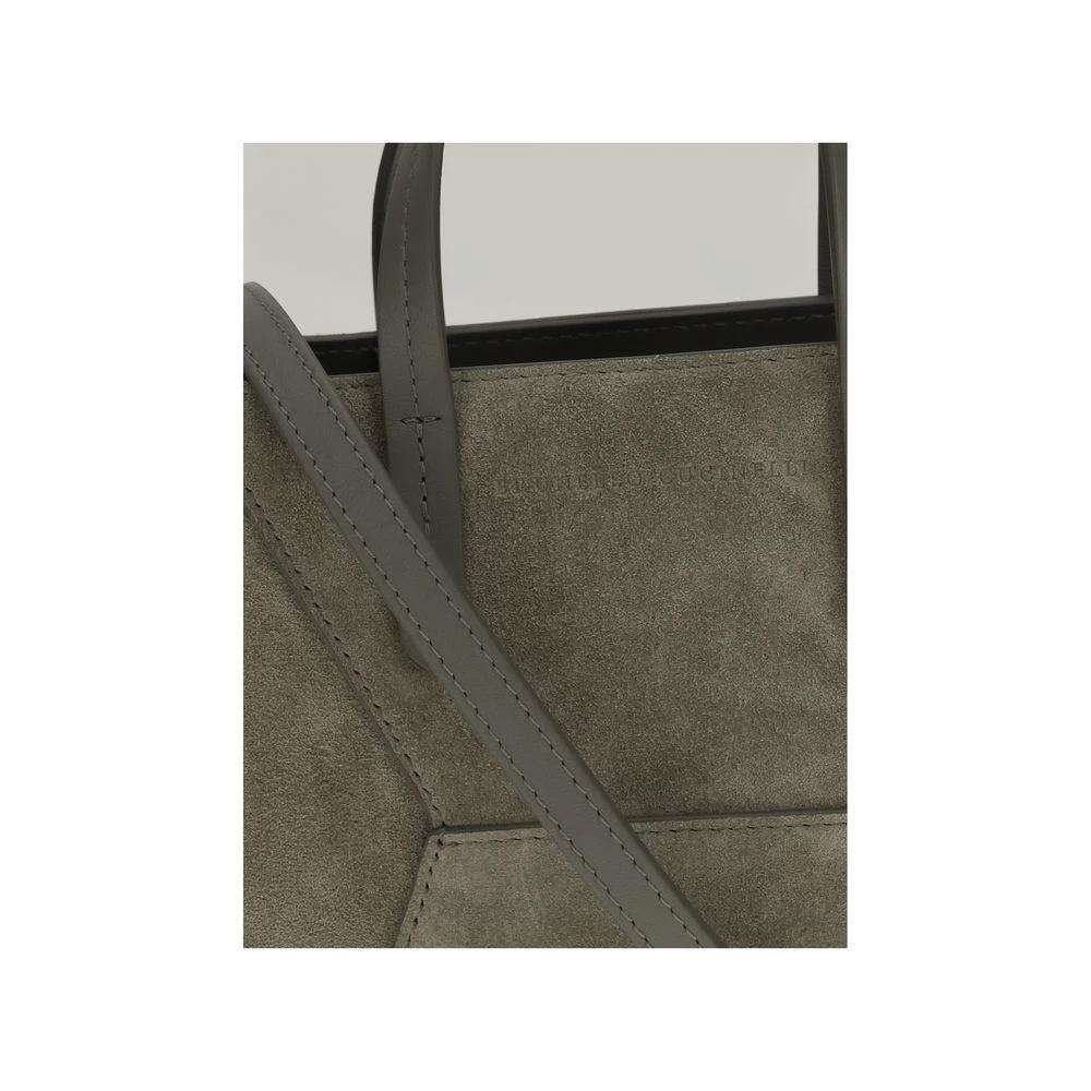 Brunello Cucinelli Sample Sale Brunello Cucinelli Brown Calf Leather Bos Taurus Shoulder Bag - | Designer outlet