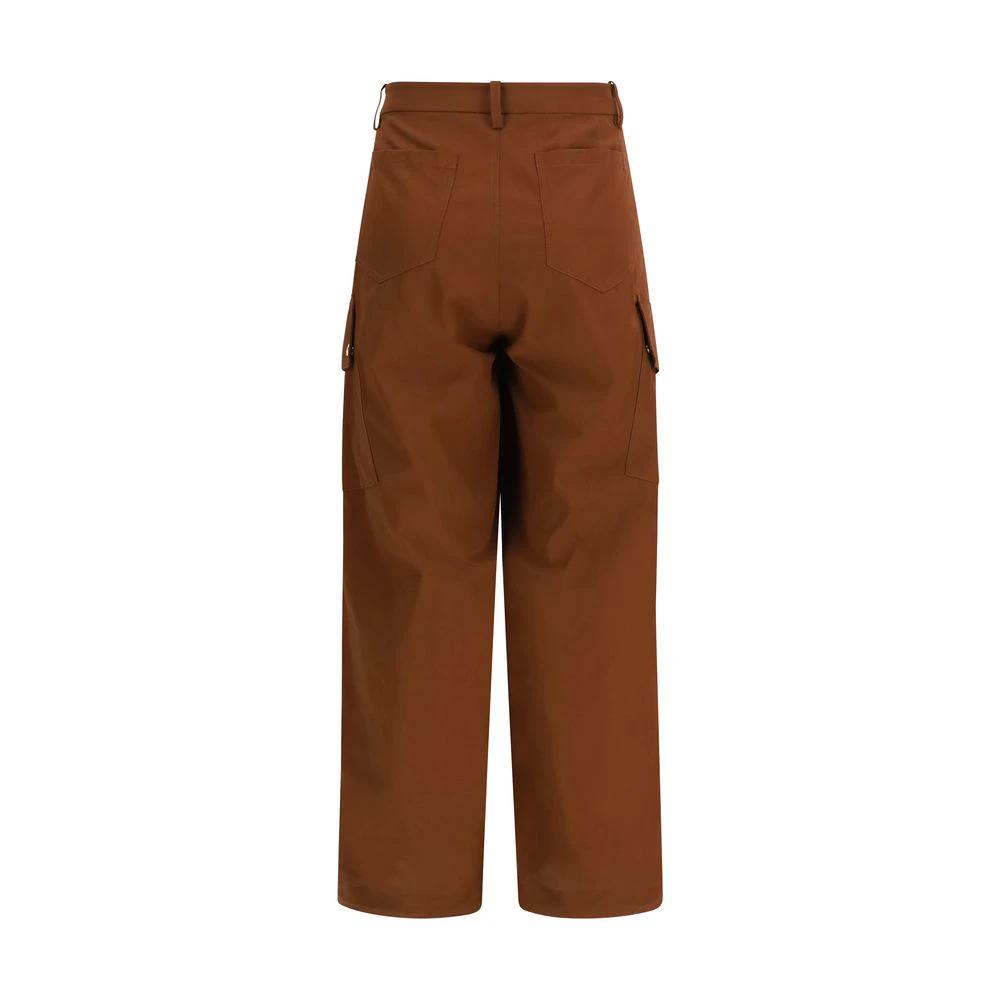PINKO Sample Sale PINKO Brown Cotton Casual Pants - | Designer outlet