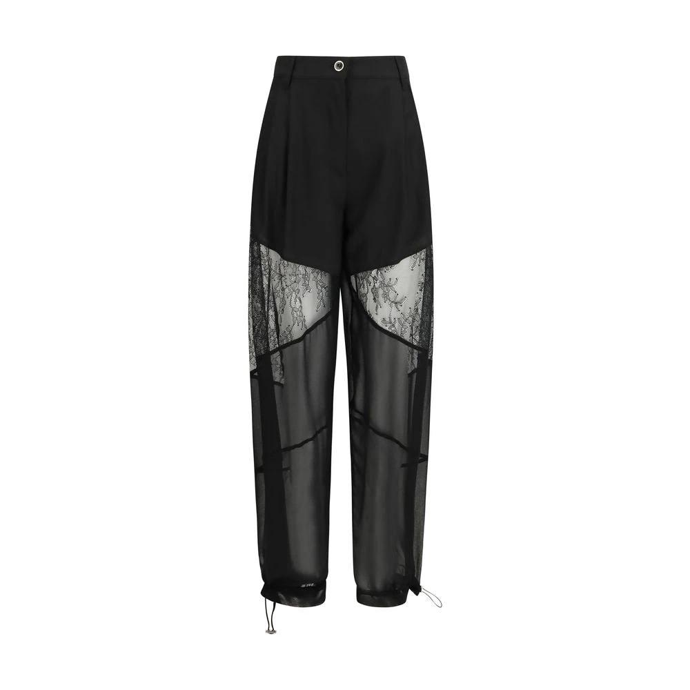 PINKO Sample Sale PINKO Black Polyester Casual Pants - | Designer outlet
