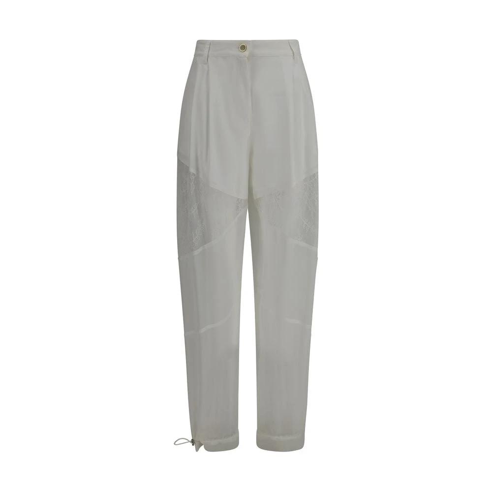 PINKO Sample Sale PINKO White Polyester Casual Pants - | Designer outlet