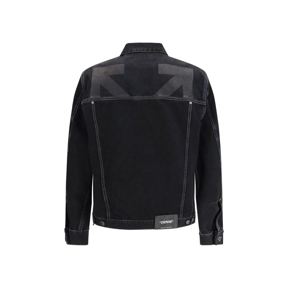 Off-White Sample Sale Off-White Black Cotton Denim Jacket - | Designer outlet