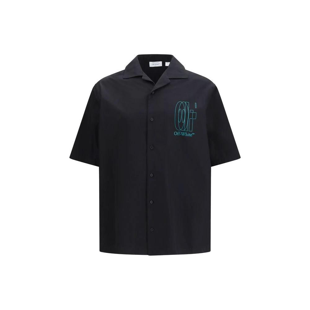 Off-White Sample Sale Off-White Black Cotton Shortsleeve Shirt - | Designer outlet