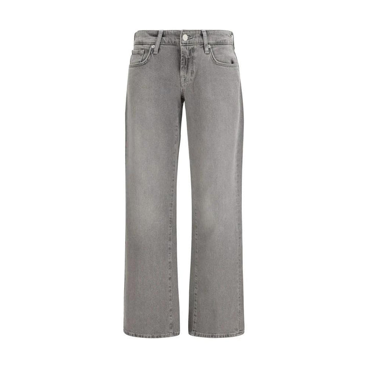 7FOR Sample Sale 7FOR Gray Cotton Straight-Leg Jeans - | Designer outlet
