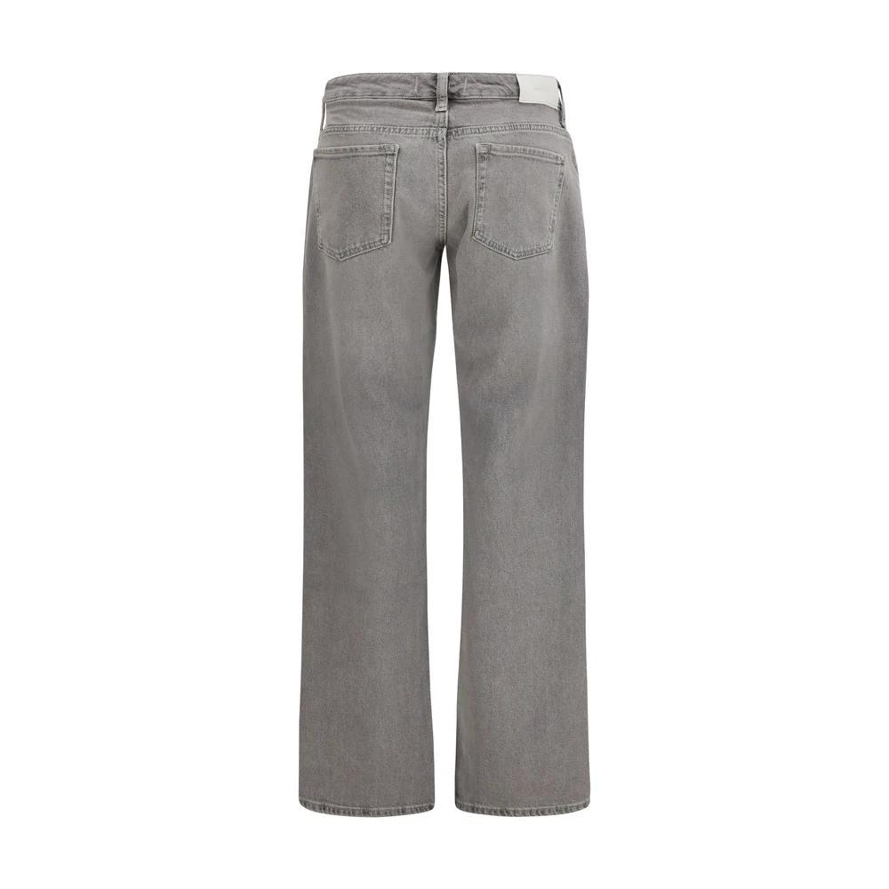 7FOR Sample Sale 7FOR Gray Cotton Straight-Leg Jeans - | Designer outlet
