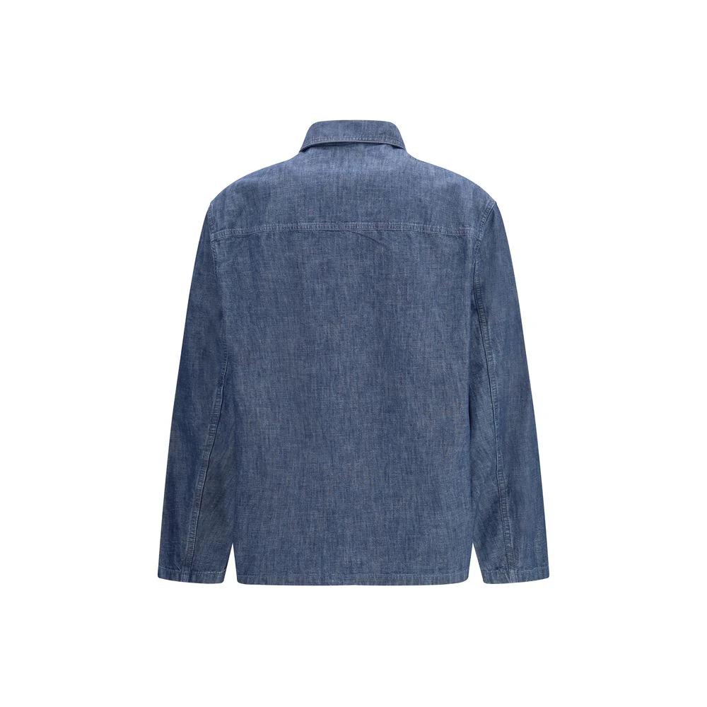 Jil Sander Sample Sale Jil Sander Blue Cotton Denim Jacket - | Designer outlet