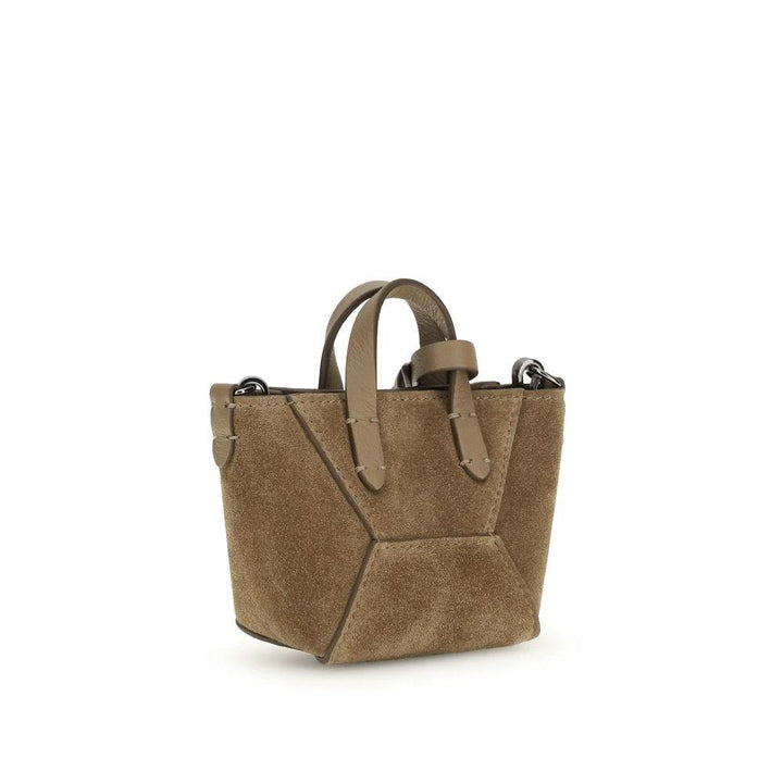 Brunello Cucinelli Sample Sale Brunello Cucinelli Brown Calf Leather Bos Taurus Shoulder Bag - | Designer outlet