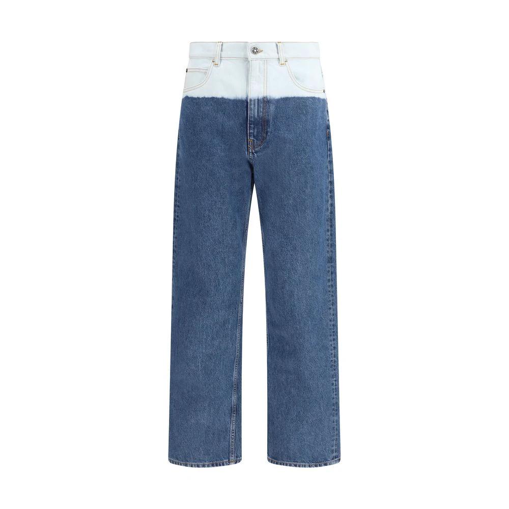 Marni Sample Sale Marni Blue Cotton Straight-Leg Jeans - | Designer outlet