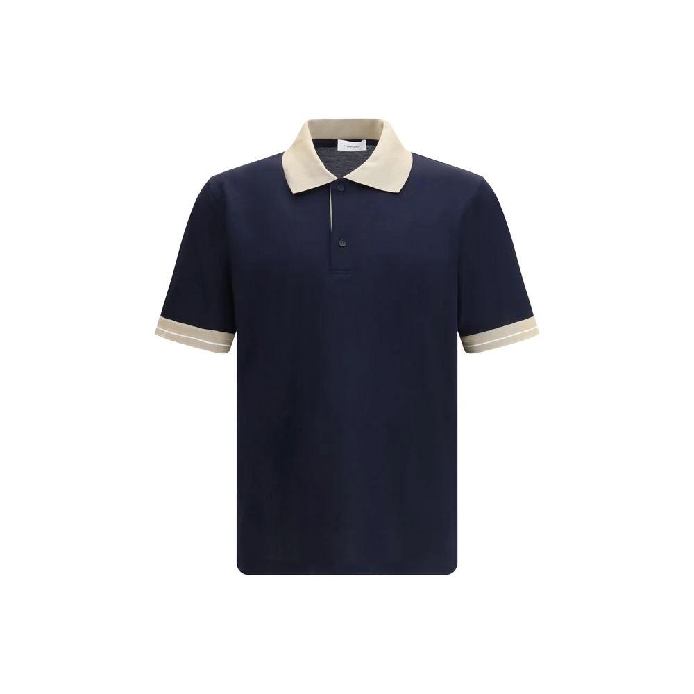 Ferragamo Sample Sale Ferragamo Blue Cotton Polo Shirt - | Designer outlet