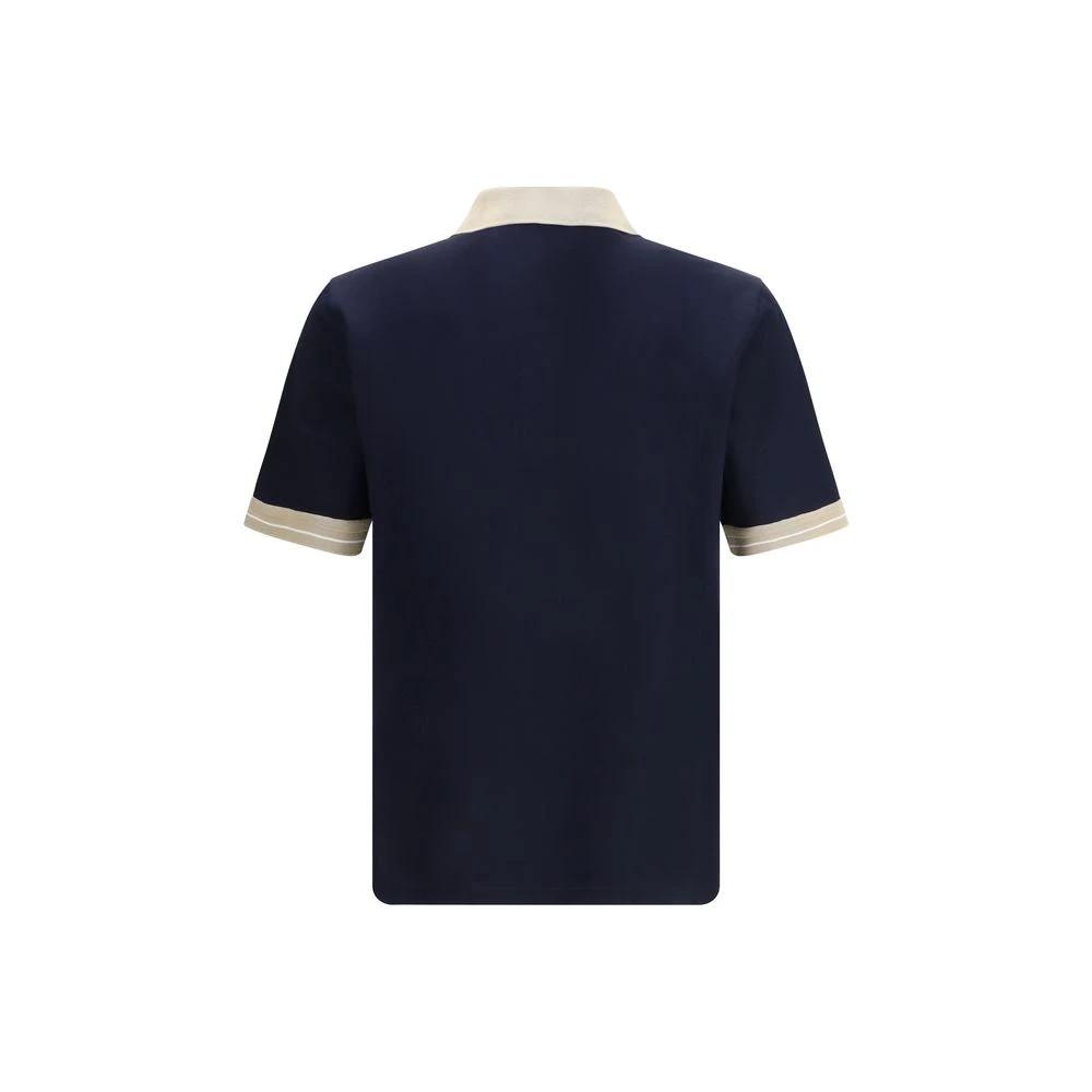 Ferragamo Sample Sale Ferragamo Blue Cotton Polo Shirt - | Designer outlet