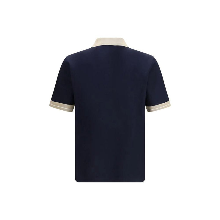 Ferragamo Sample Sale Ferragamo Blue Cotton Polo Shirt - | Designer outlet