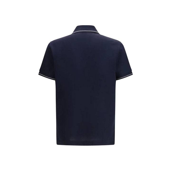 Ferragamo Sample Sale Ferragamo Blue Cotton Polo Shirt - | Designer outlet